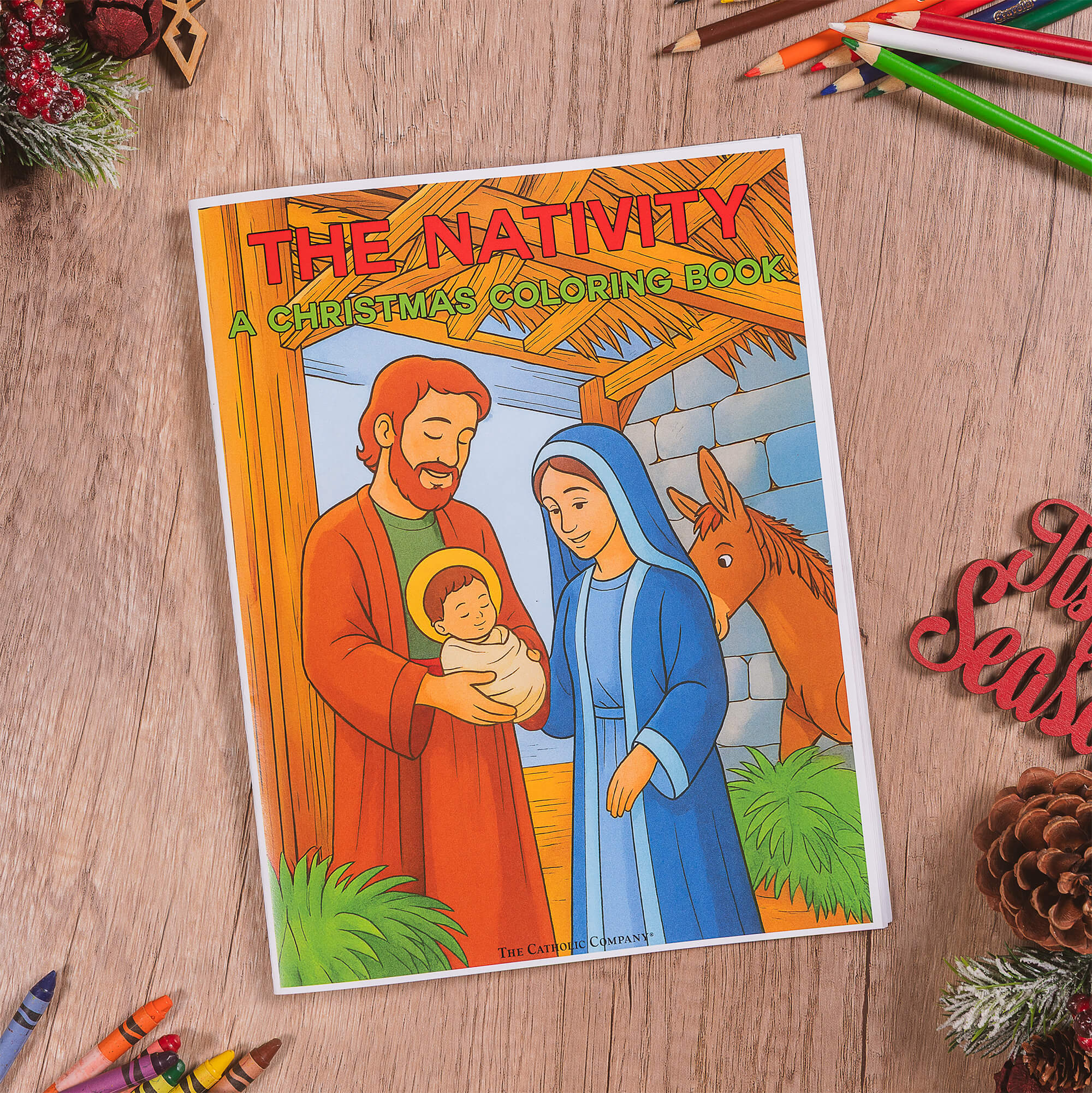Advent to Christmas Devotional & Coloring Book Family Gift Set - Image 5