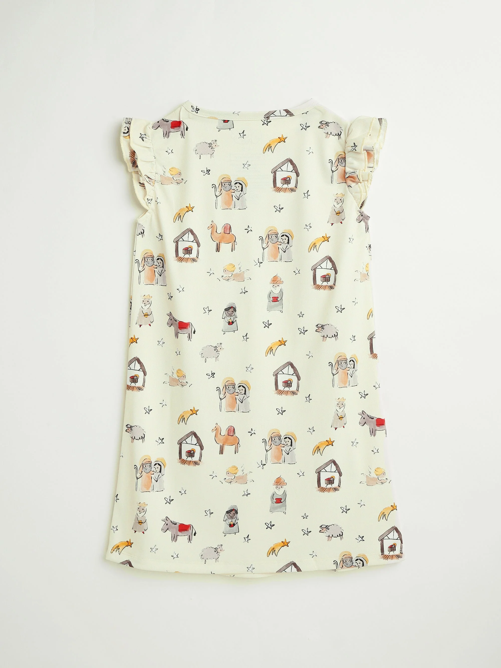 Away in a Manger PJ Girls Nightgown Polyester - Image 9