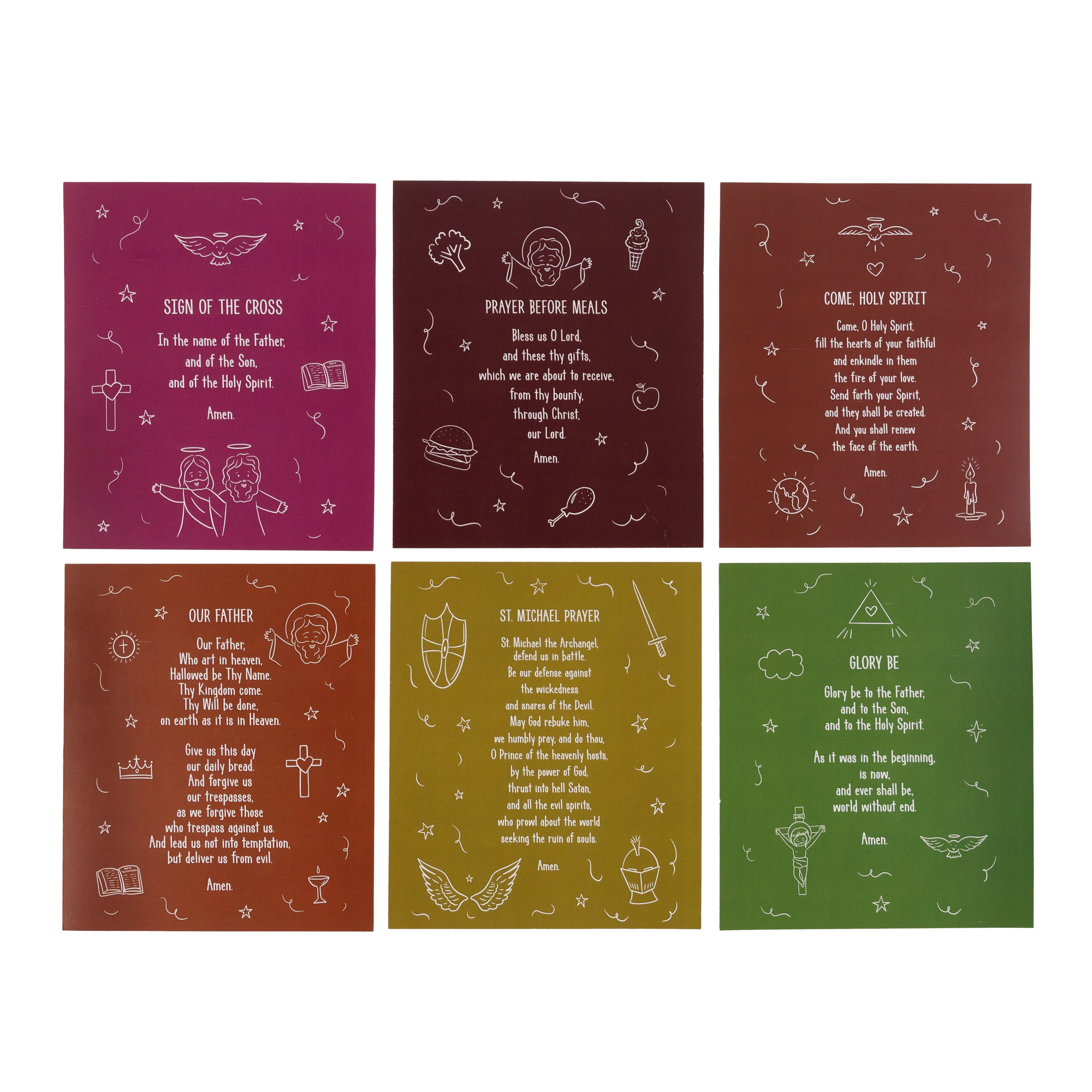 Catholic Prayer Posters Set of 12 - Image 3