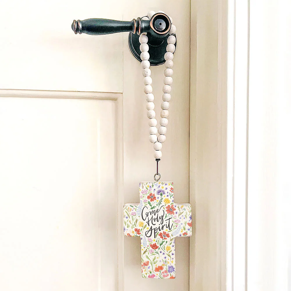 Come Holy Spirit Hanging Cross - Image 2