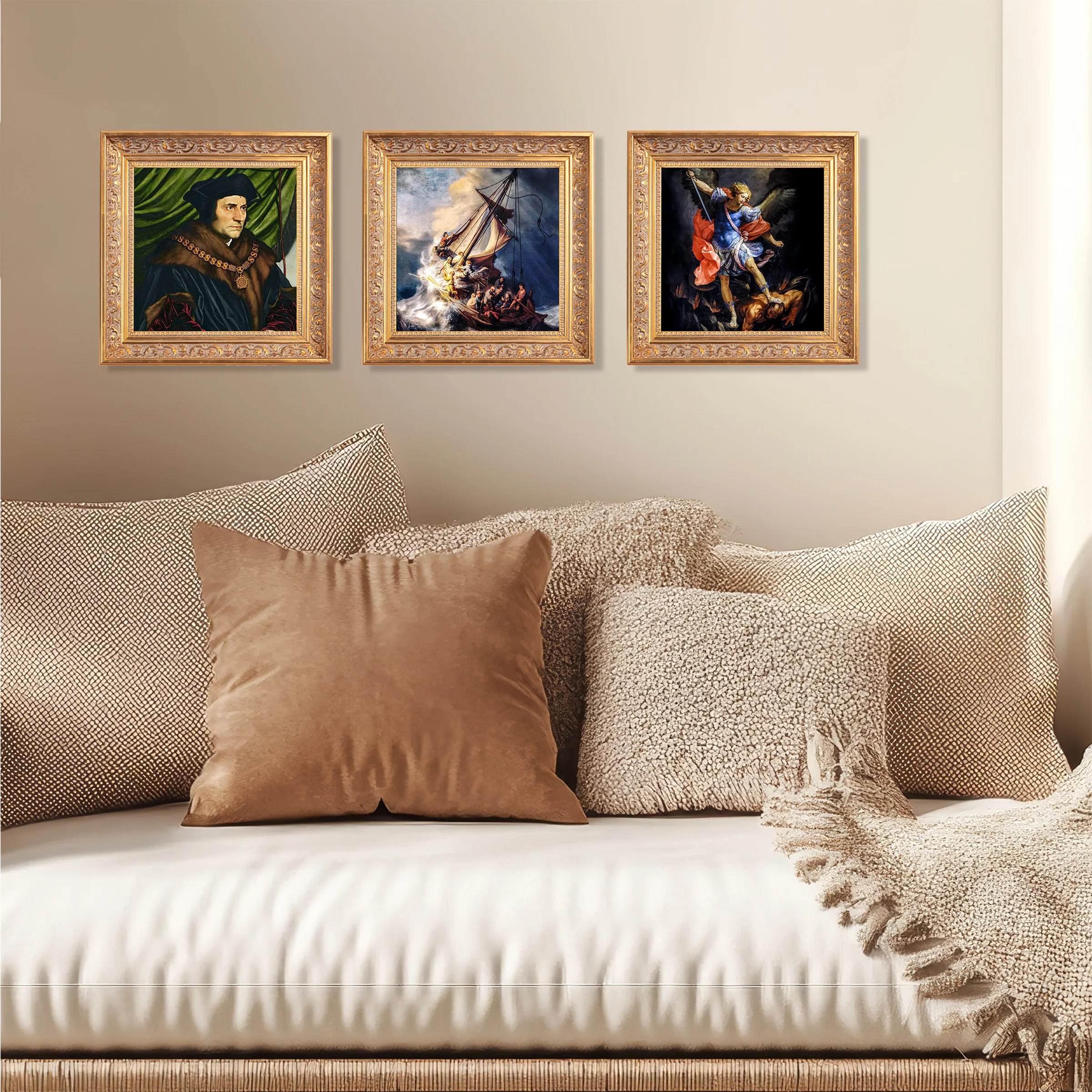 Delivery of the Keys Framed Canvas - Sacred Mini Collection - Image 3