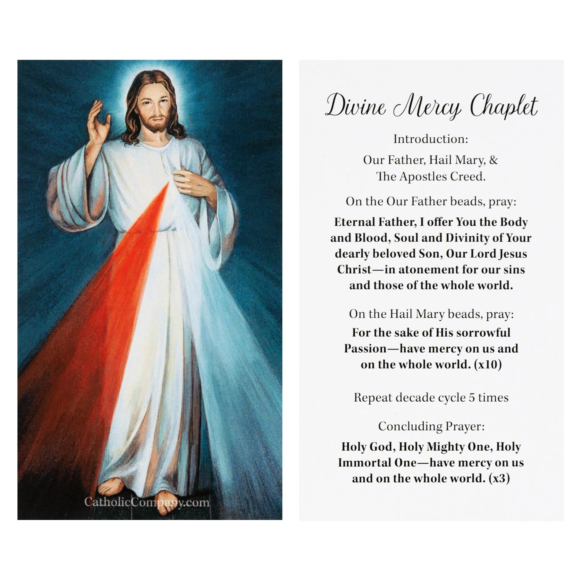 Divine Mercy Decade Rosary Chaplet - Image 4