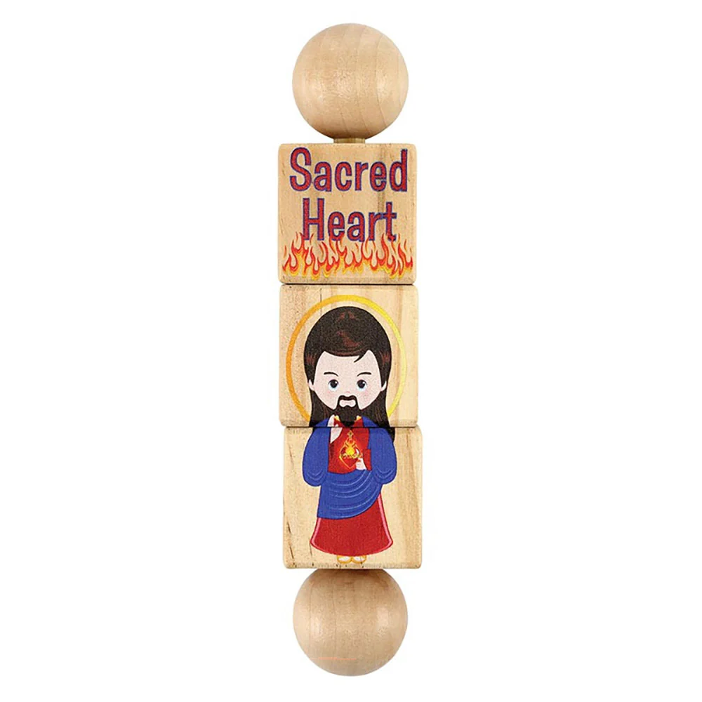 Faithful Fidgits Jesus Devotions Wooden Spinner Puzzle - Image 2