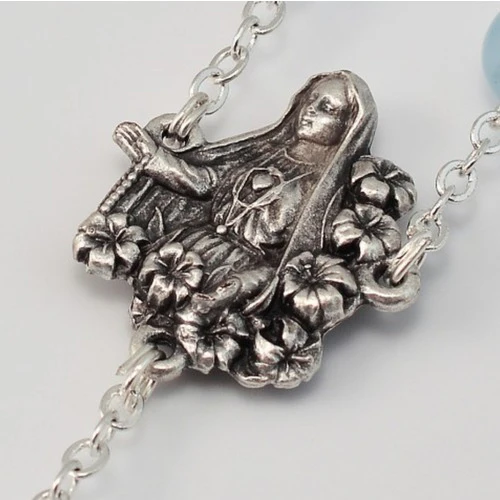 Fatima Silver Plated Rosary - Image 3