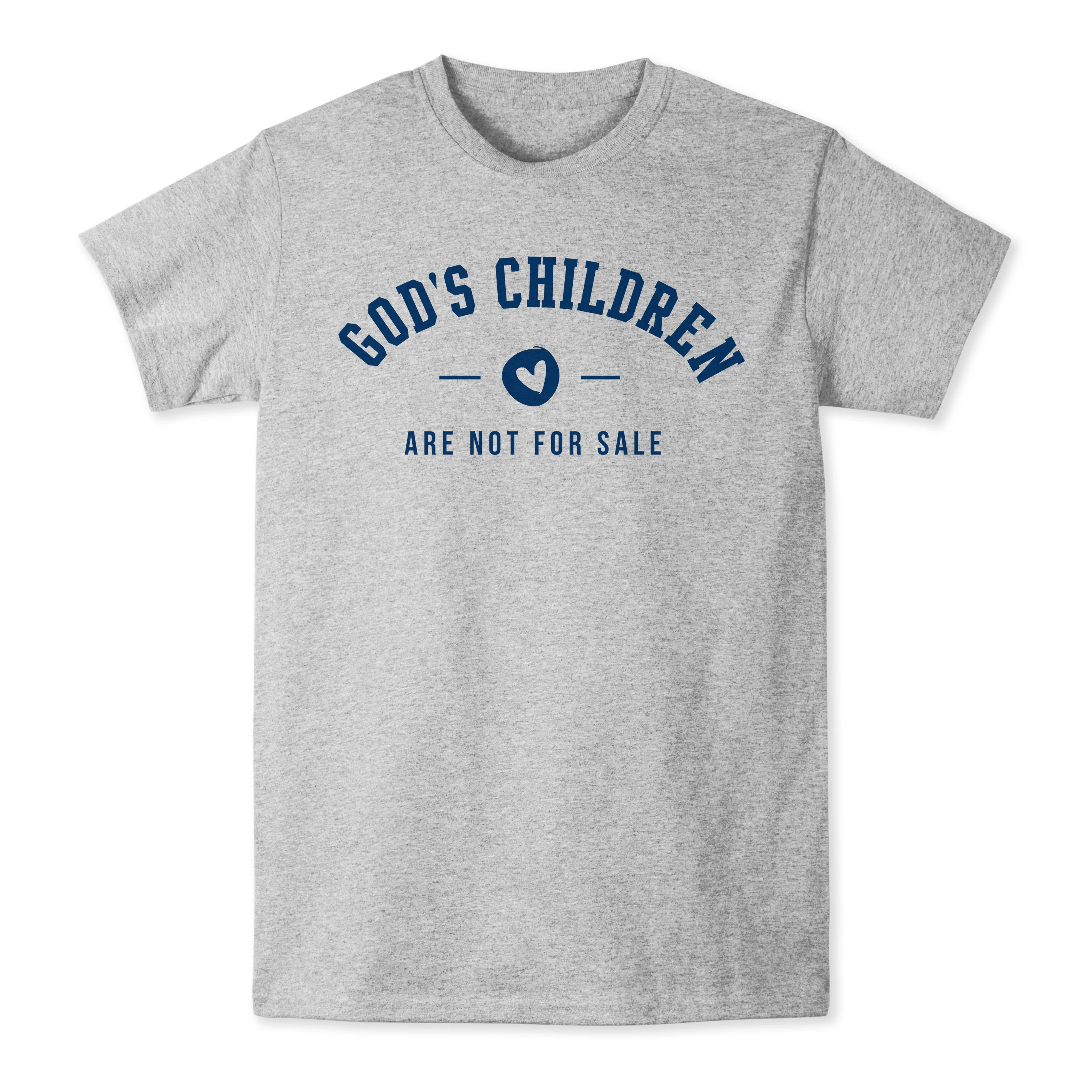 God's Children Are Not For Sale Grey T-Shirt - Multiple Sizes - Image 6