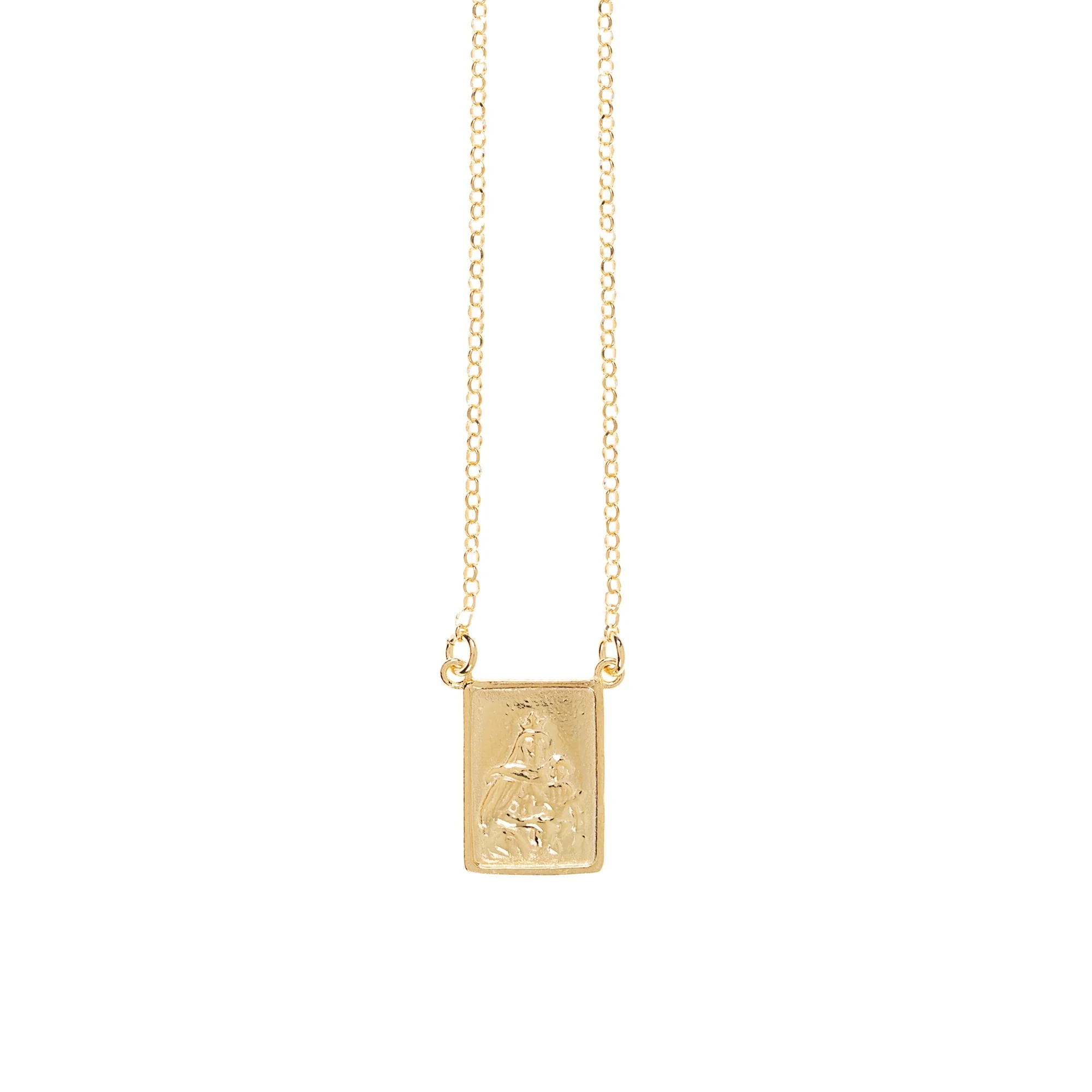 Golden SS Scapular Necklace - Image 2