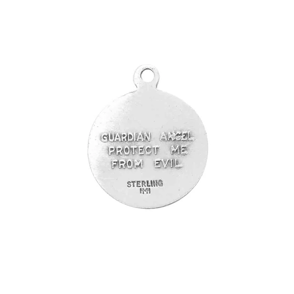 Guardian Angel Petite Sterling Silver Necklace - Image 2