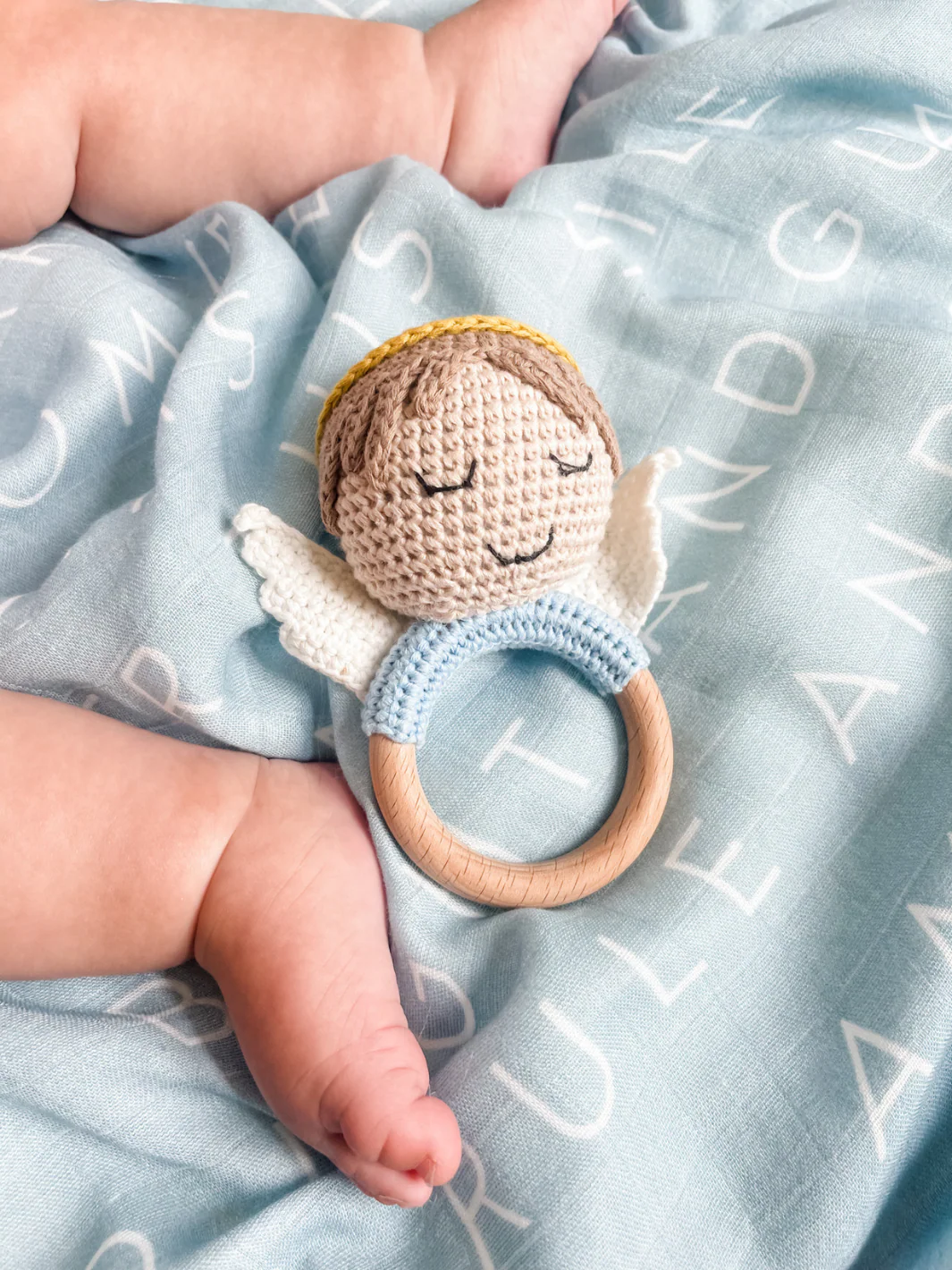 Guardian Angel Rattle (Boy) - Image 3