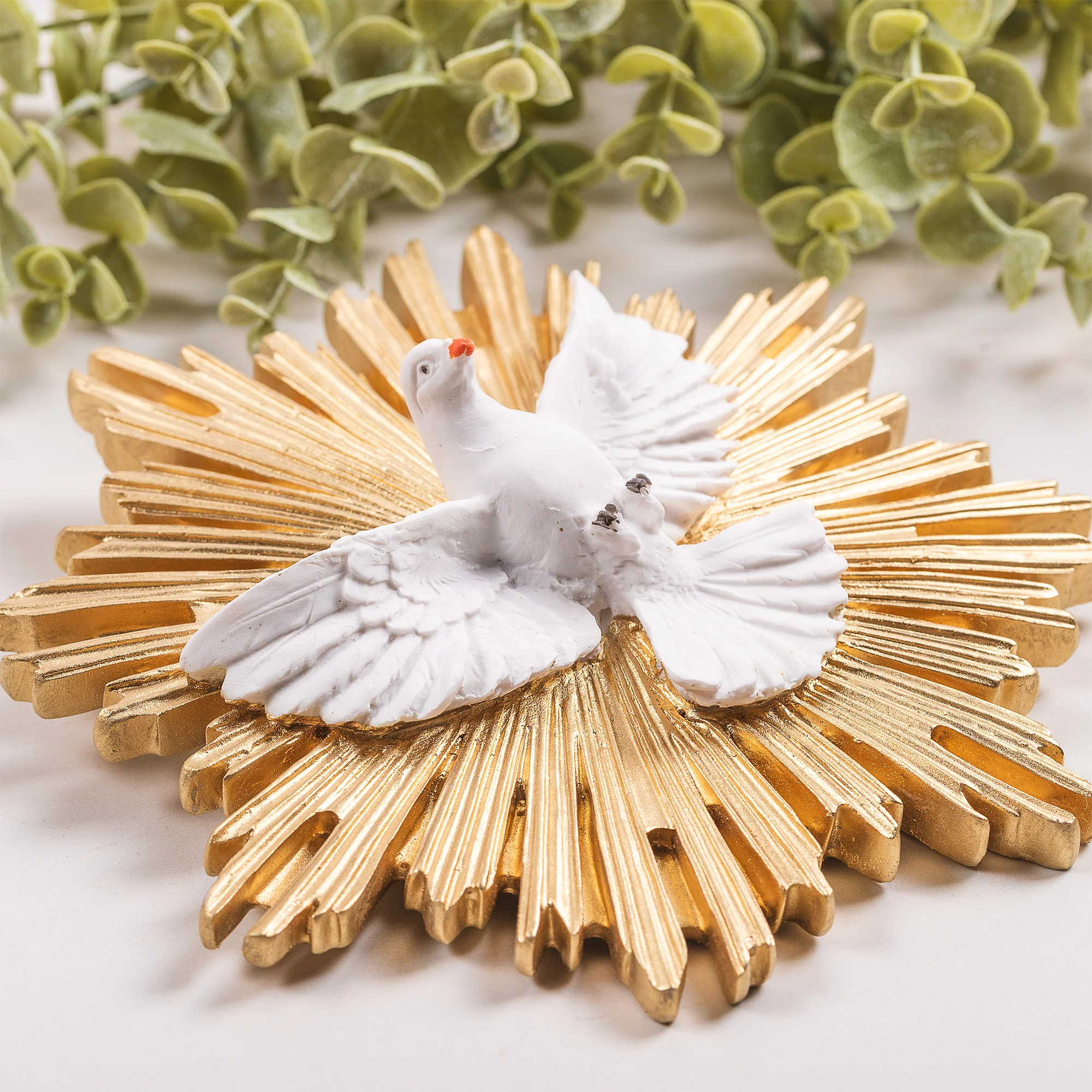 Holy Spirit Dove Wall Plaque - 7.5" x 7.5" - Image 3