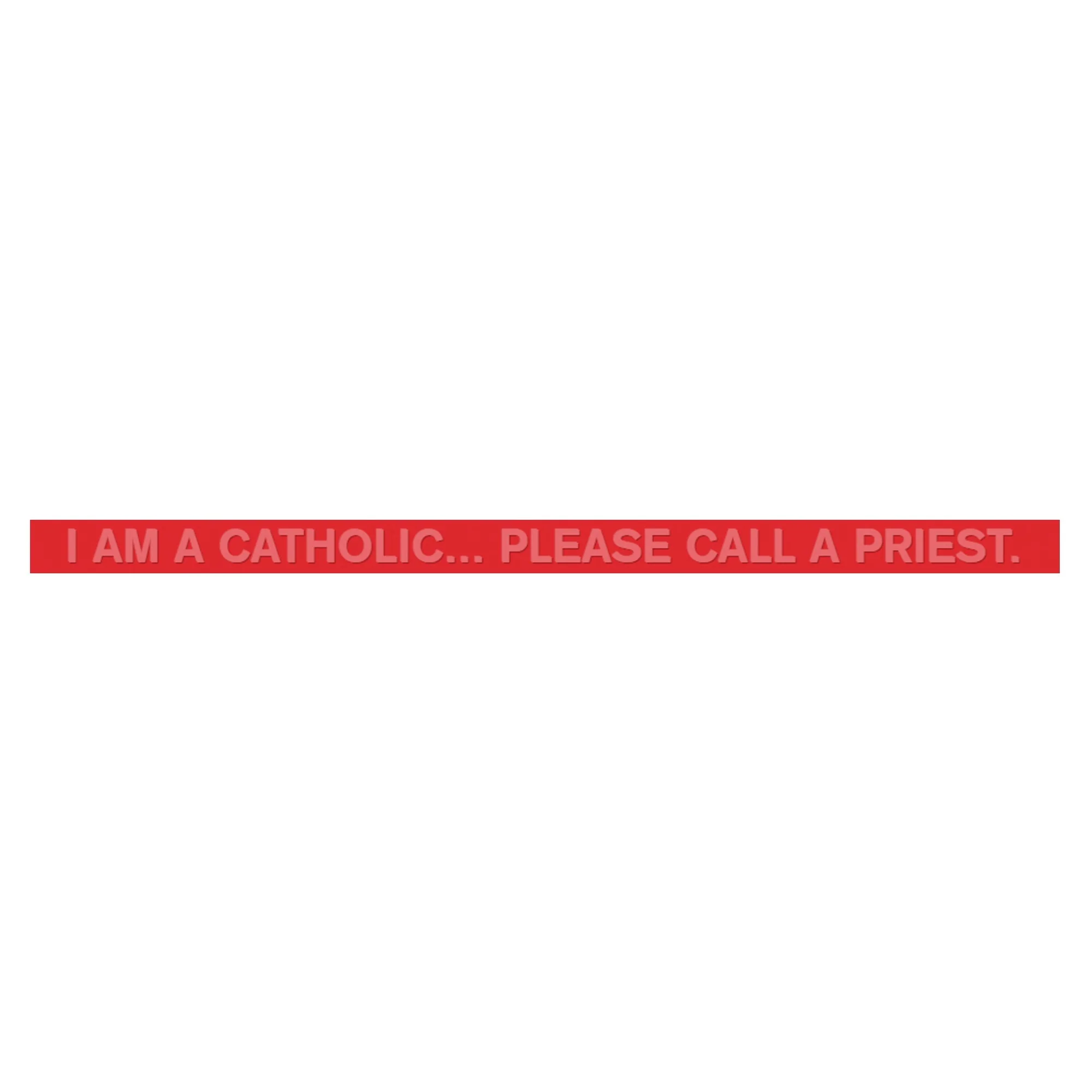 I Am A Catholic Wristband - Image 2