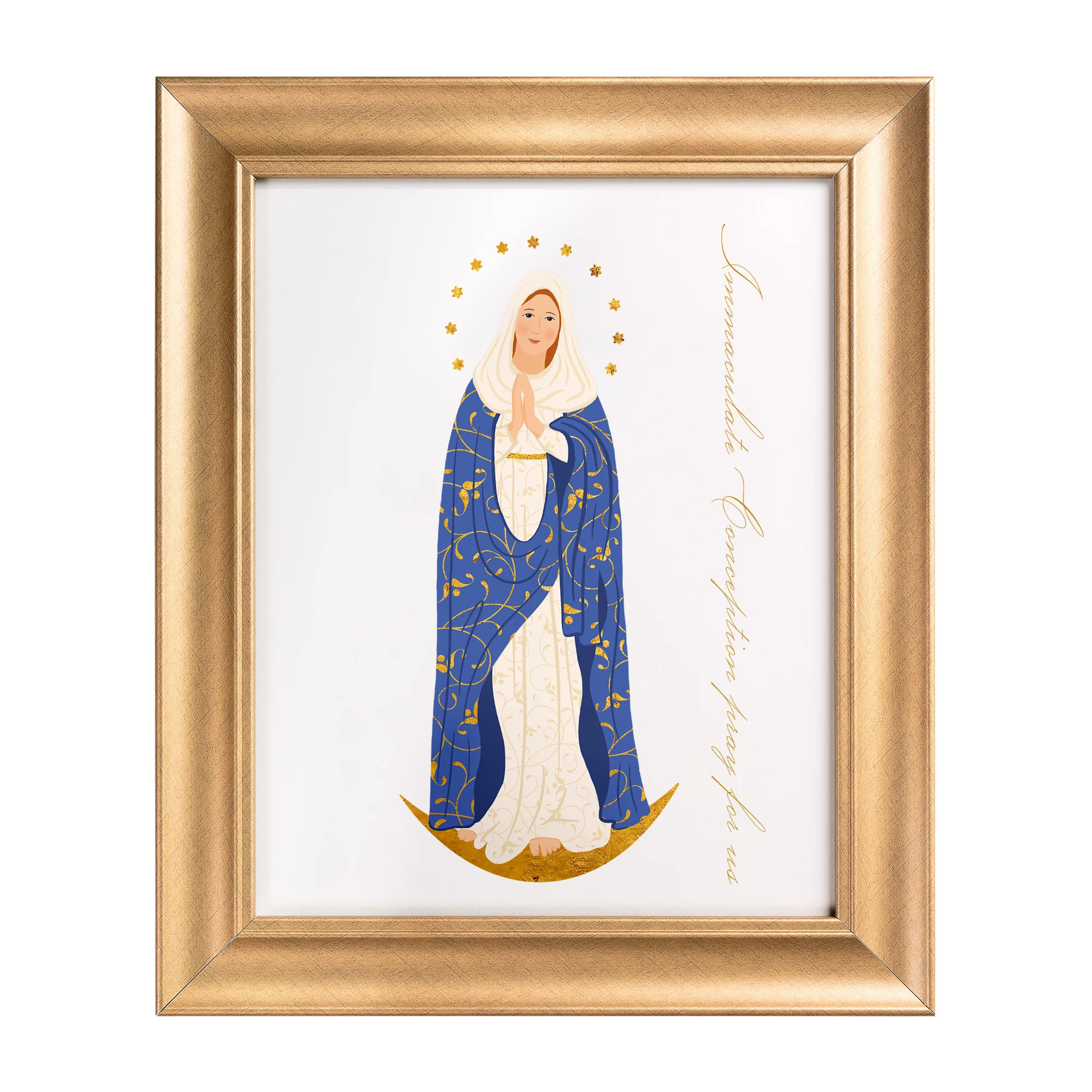 Immaculate Conception Toile Framed Art Print - 11" x 14" - Image 2
