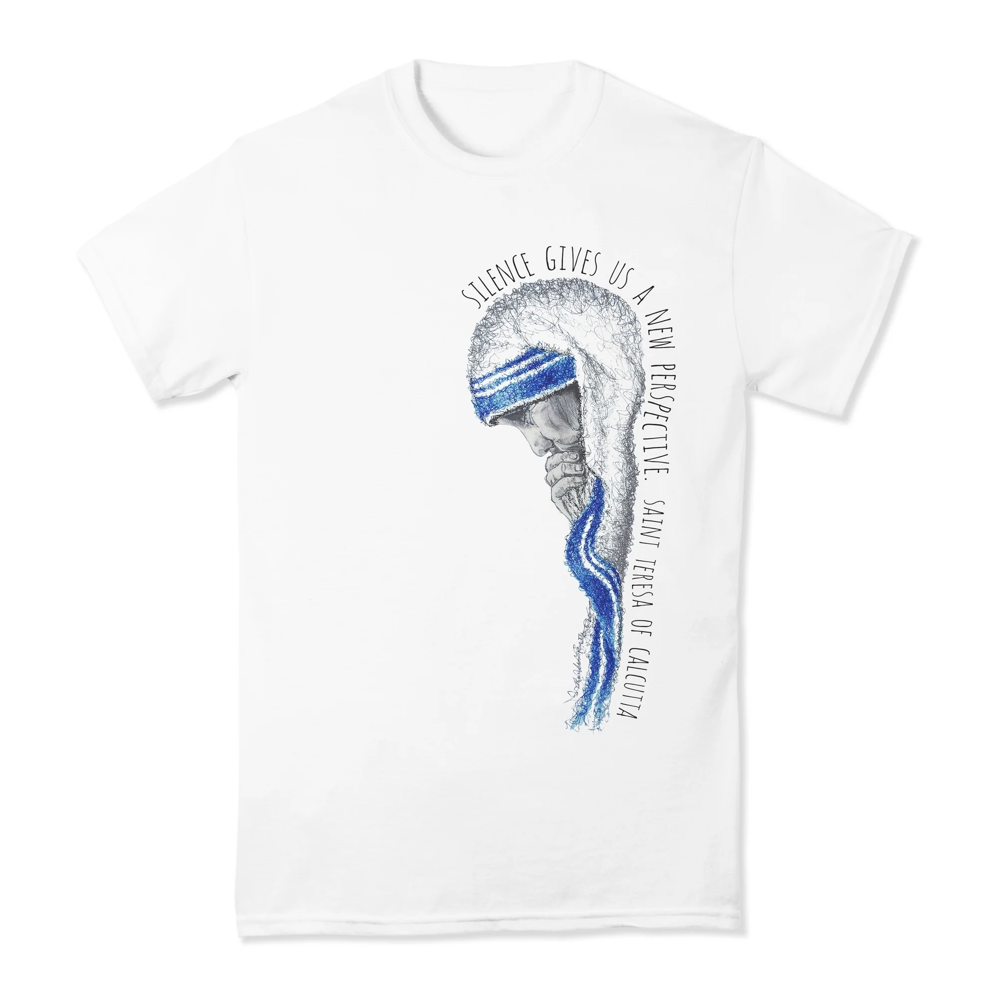 Mother Teresa "Silence" T-Shirt - Image 4