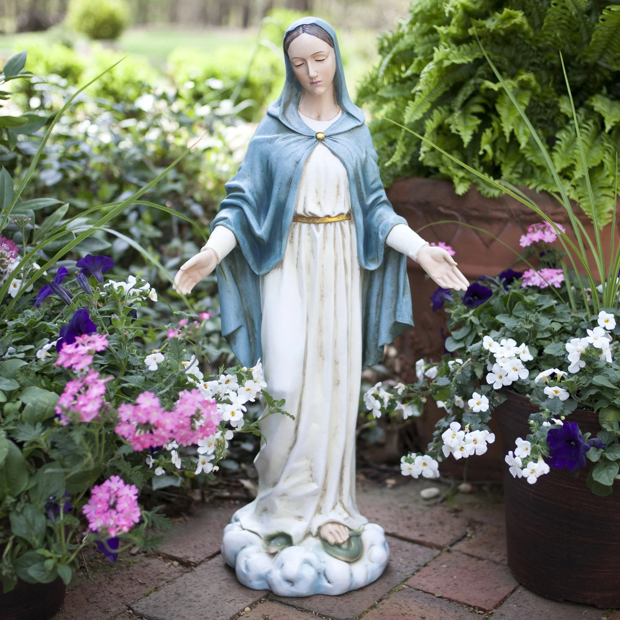 Our Lady of Grace Statue - 23.5" - Image 2