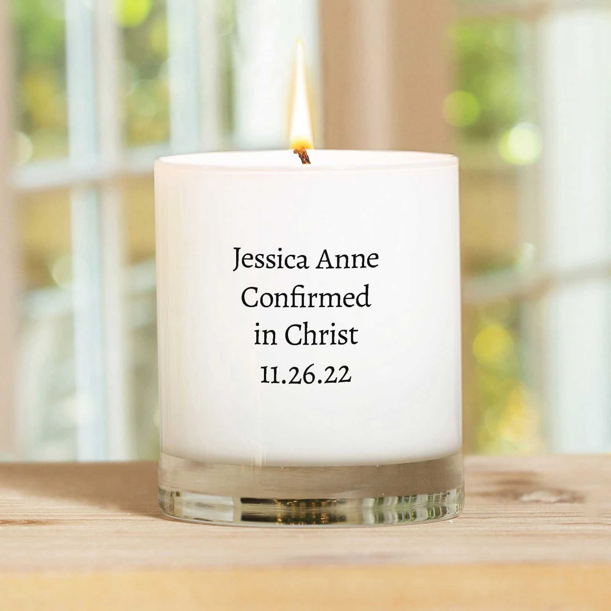 Personalized St. Jude Confirmation Candle - Image 3