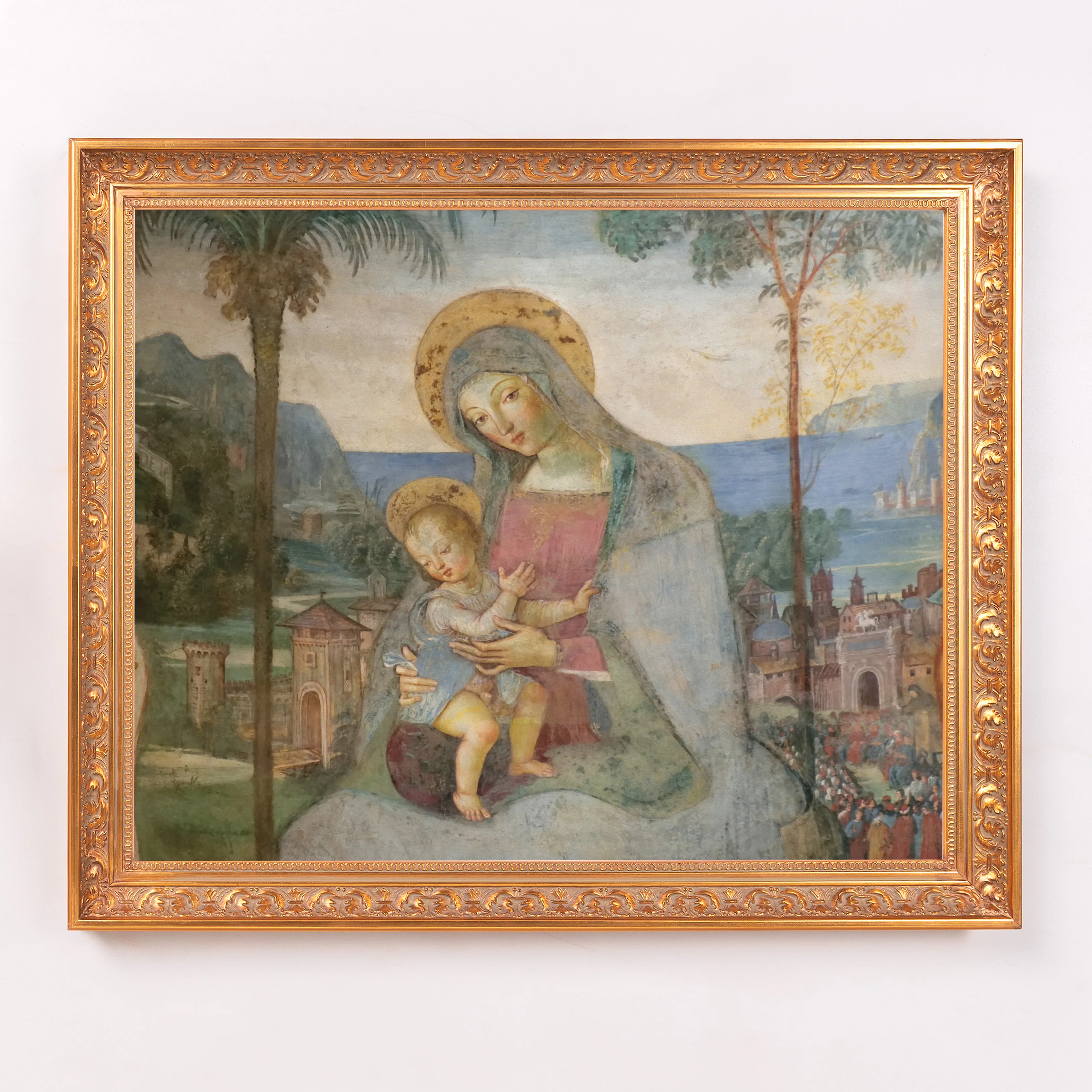 Pinturicchio Madonna & Child Framed Canvas - Sacred Signature Collection - Image 2