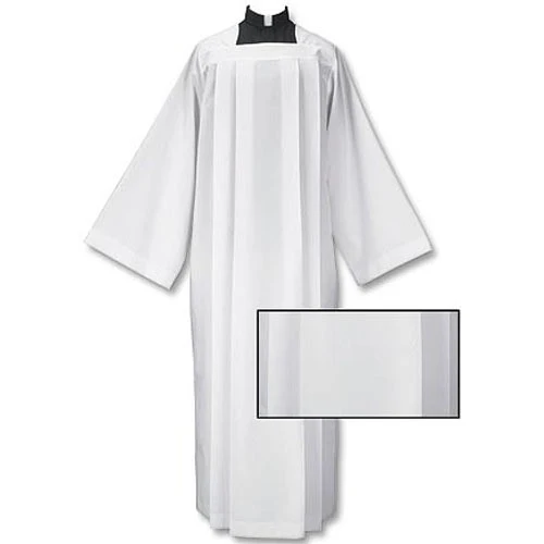 Plain Box Pleated Alb - Image 4