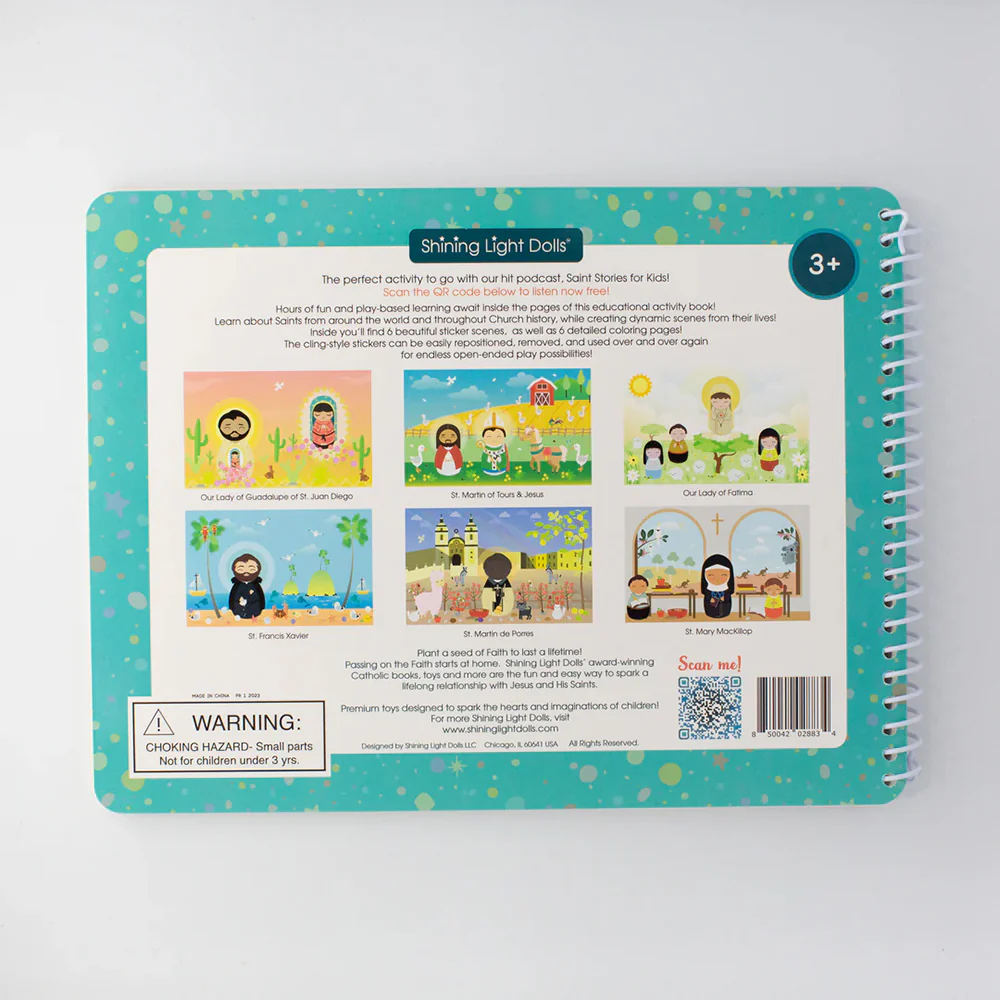 Saintly Scenes Reusable Sticker Scene Book - Book 1 or 2 - Image 5