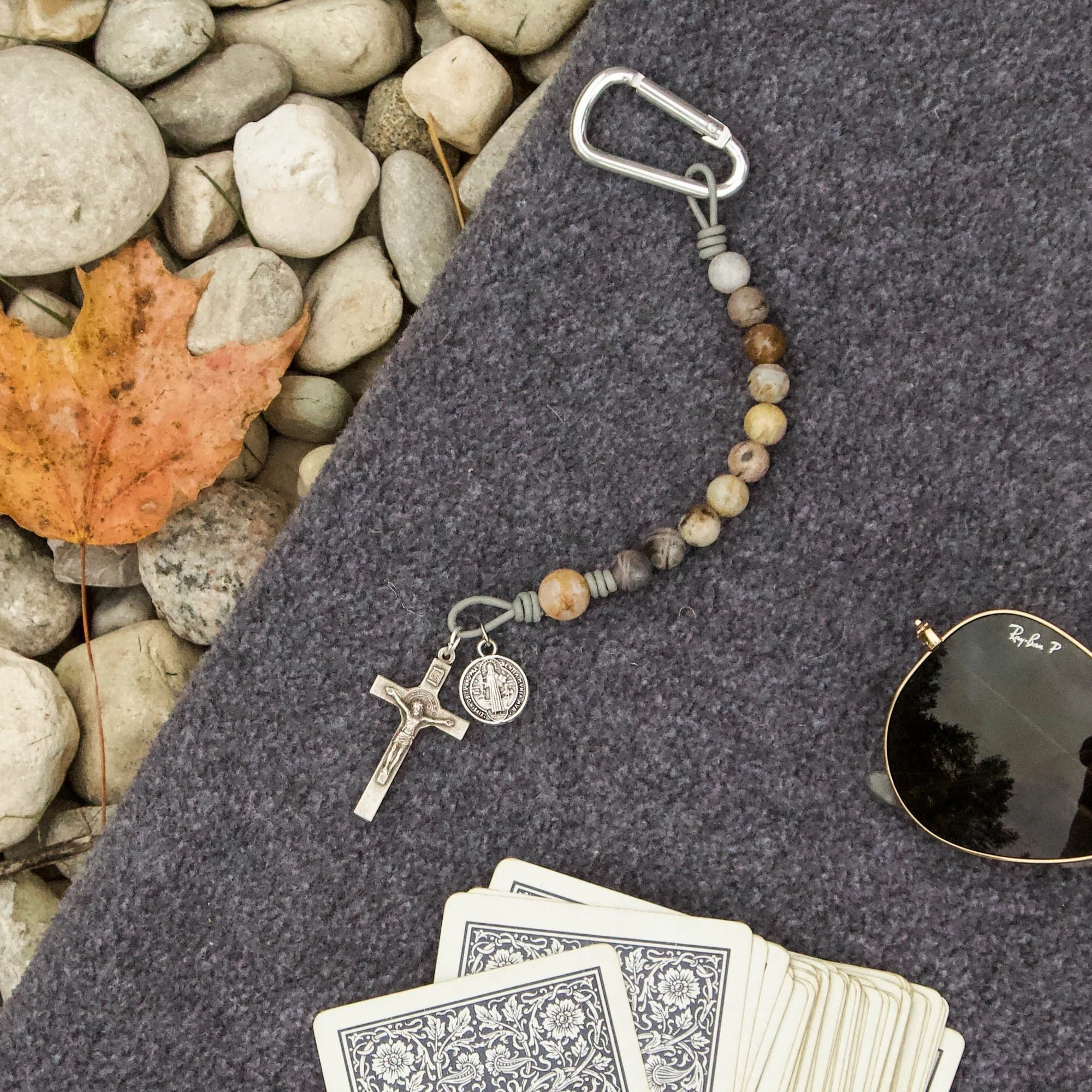St. Benedict Brave Beads Tenner Rosary - Image 3
