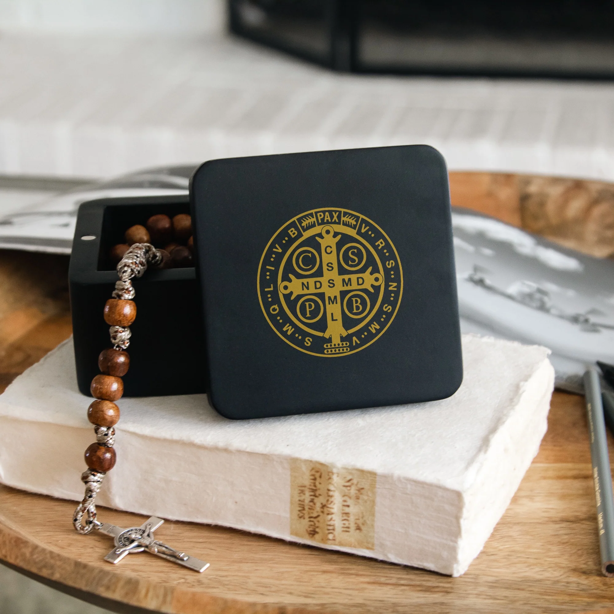 St. Benedict Medal Keepsake Box - Image 2