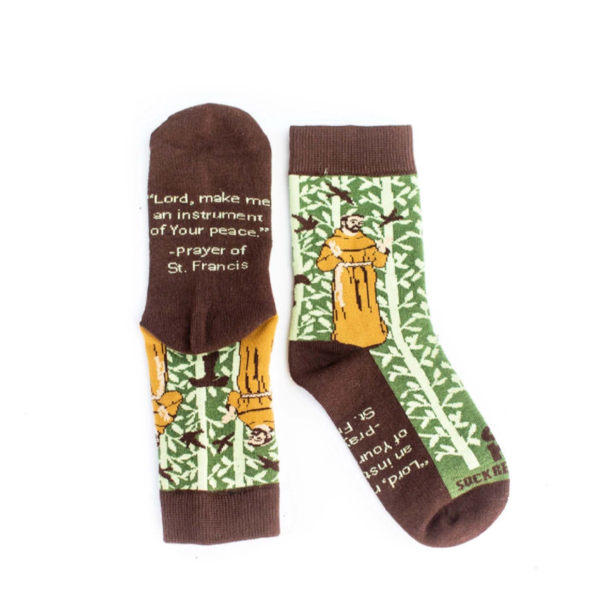 St. Francis of Assisi Socks - Image 3