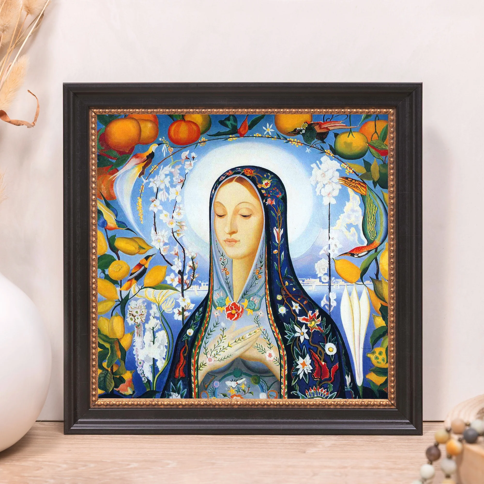 Stella's The Virgin Framed Canvas - Sacred Mini Collection - Image 11