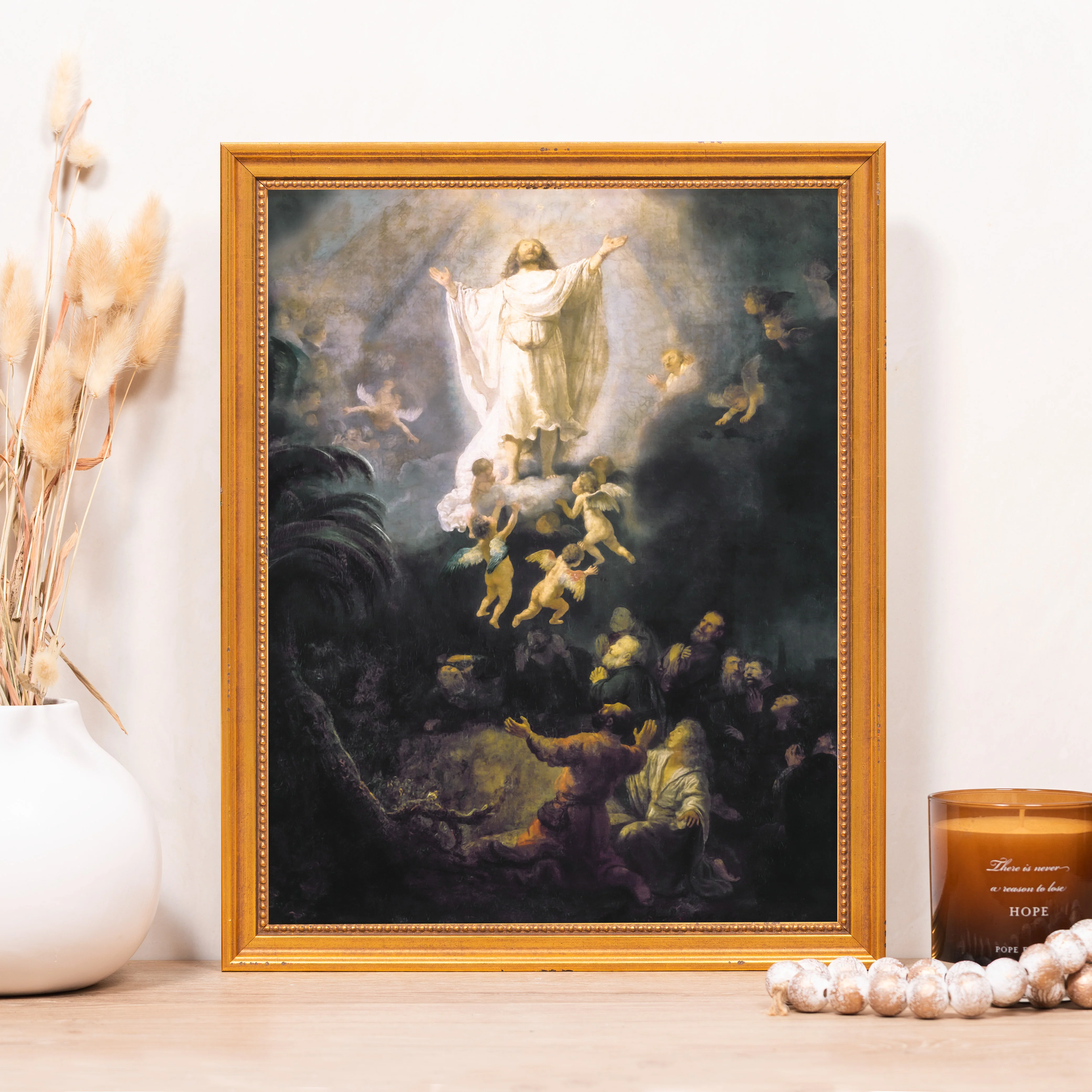 The Ascension of Christ Framed Canvas - Sacred Classics Collection - Image 4