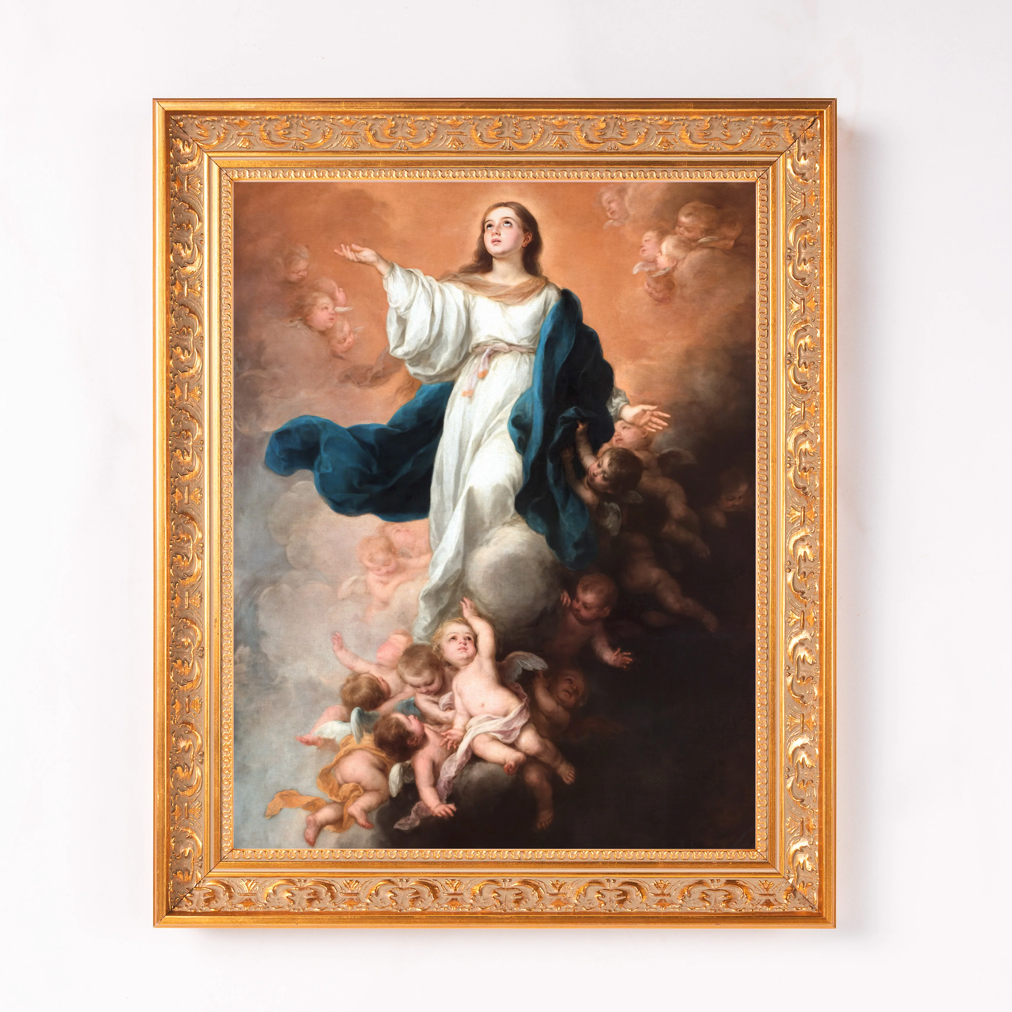 The Assumption of the Virgin Framed Canvas - Sacred Classics Collection - Image 6