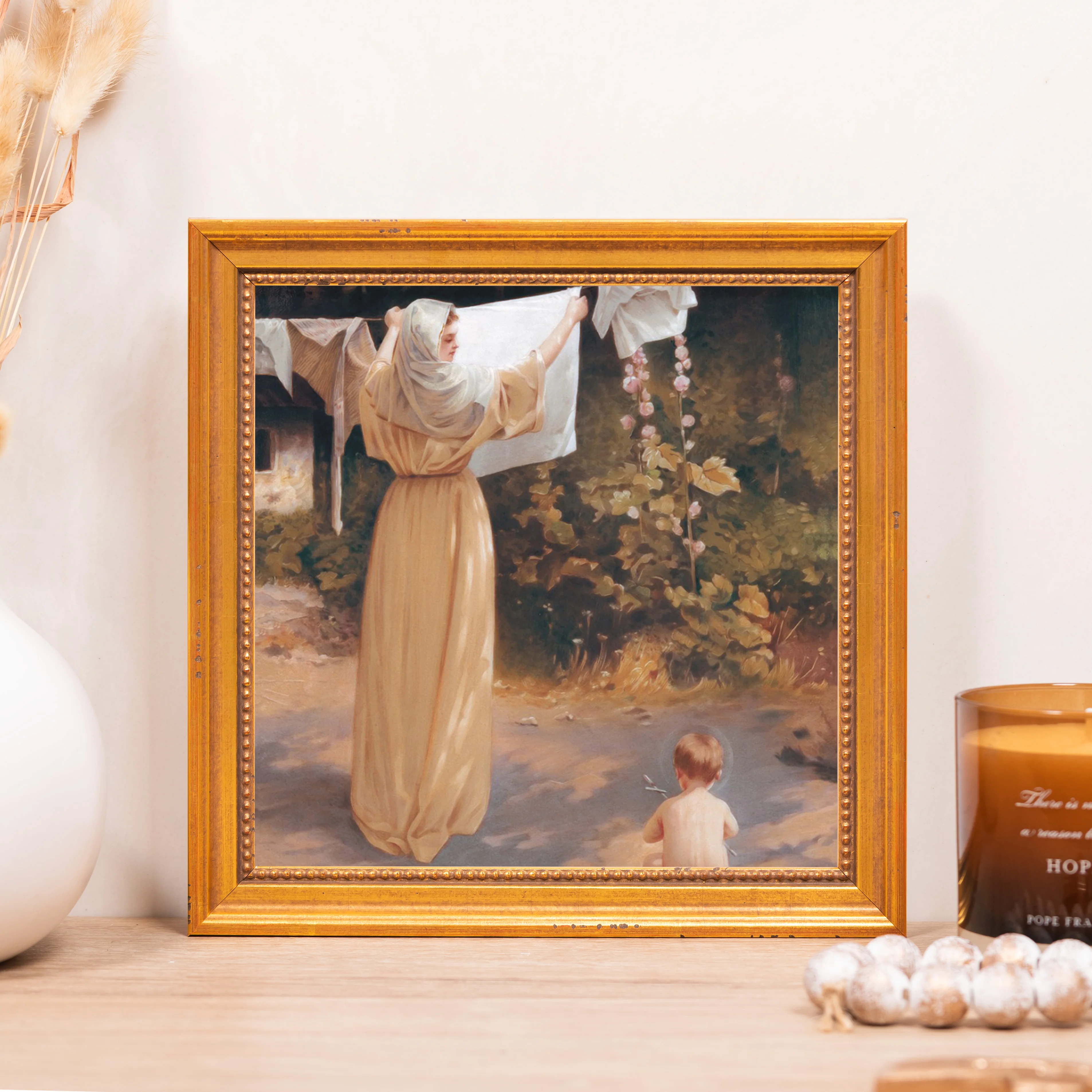 The Polish Madonna Framed Canvas - Sacred Mini Collection - Image 4