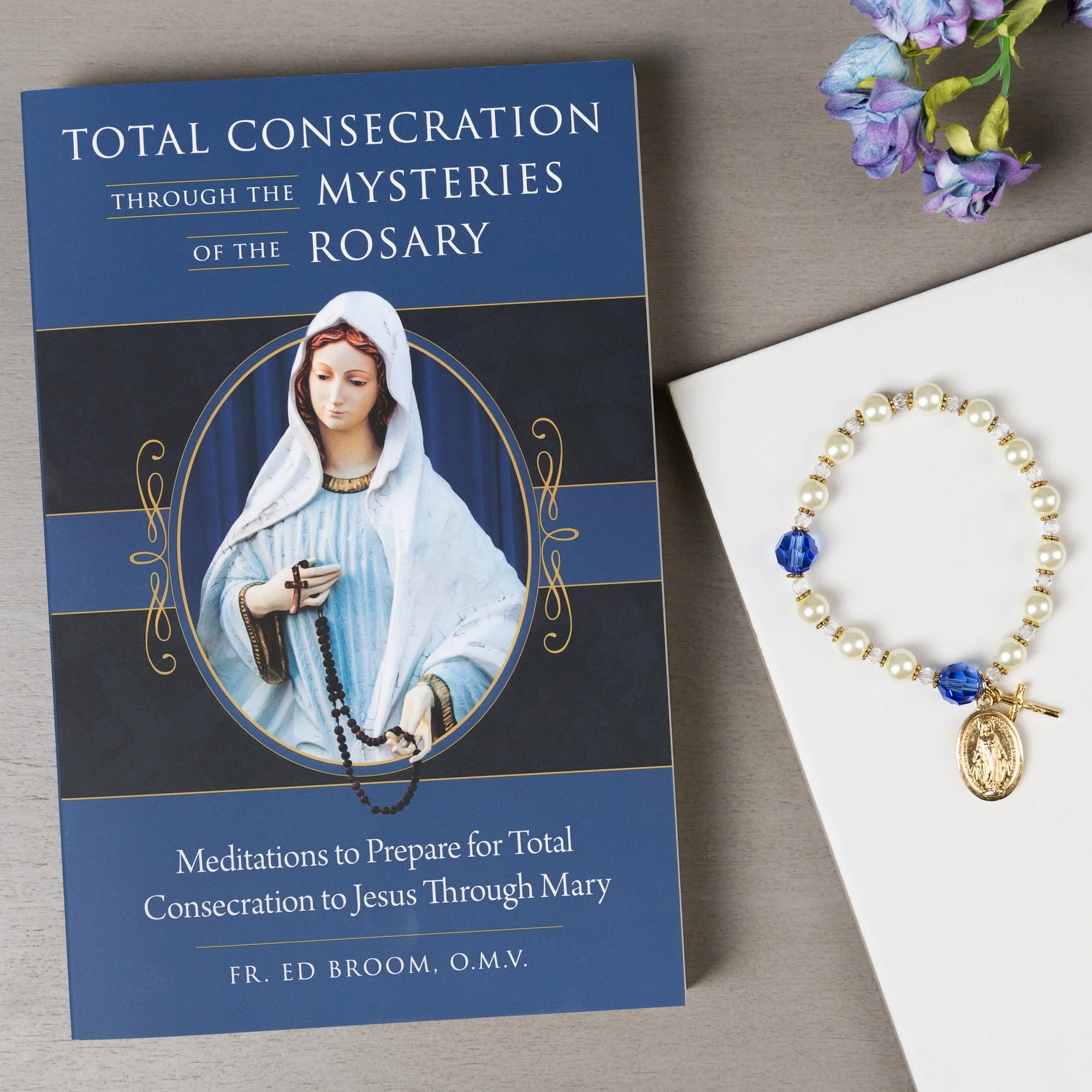 Total Consecration Through the Mysteries of the Rosary & Miraculous Medal Bracelet - Set - Image 2
